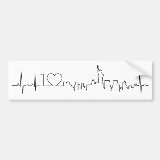 Autocollant De Voiture J'aime New York dans un style extraordinaire