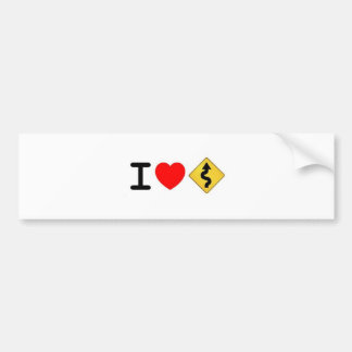 Autocollant De Voiture J'aime Twisties ! ! !