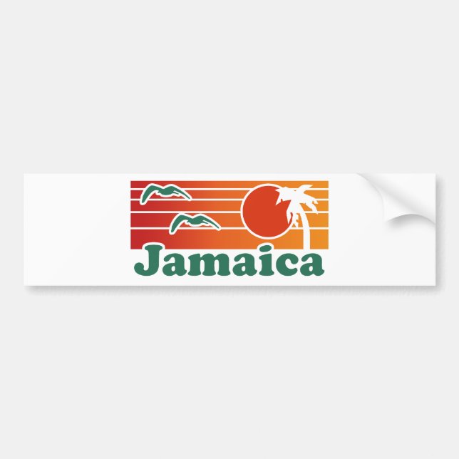 Autocollant De Voiture Jamaïque (Devant)