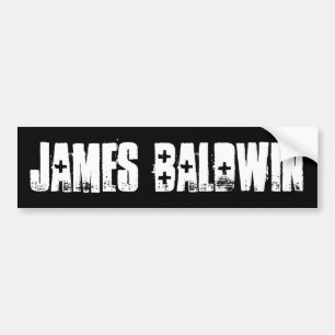 AUTOCOLLANT DE VOITURE JAMES BALDWIN