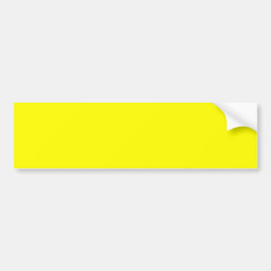 Autocollant De Voiture Jaune clair (couleur solide)