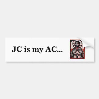 Autocollant De Voiture JC est mon C.A.… Bumpersticker