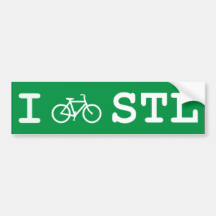 Autocollant De Voiture Je fais du vélo STL pour votre véhicule