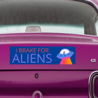 JE FREINE POUR ALIENS Mignons OVNI