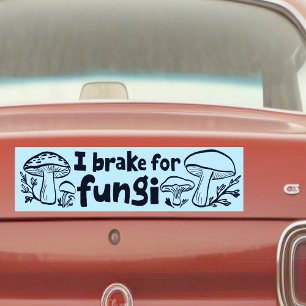 Autocollant De Voiture JE FREINE POUR FUNGI Mignons Champignons Pour la n