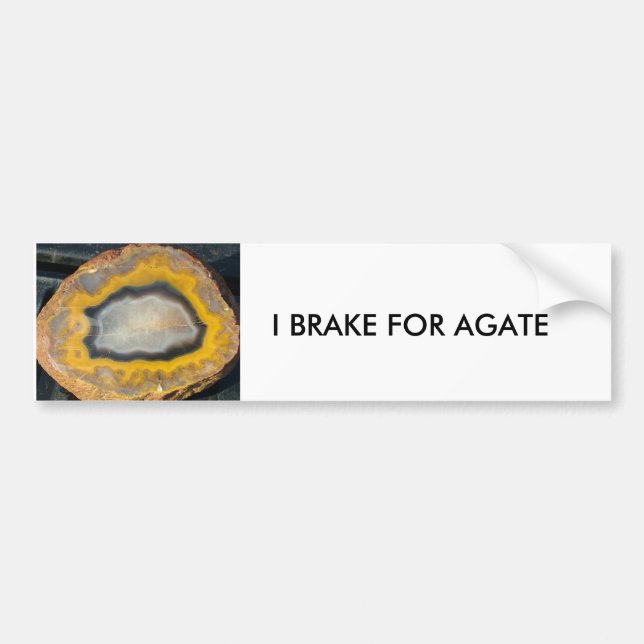 Autocollant De Voiture JE FREINE POUR l'adhésif pour pare-chocs d'AGATE (Devant)