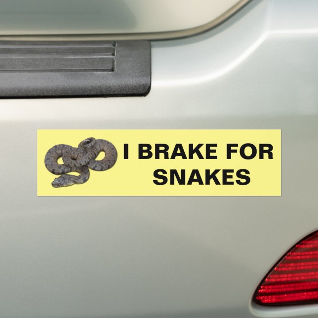Autocollant De Voiture Je Freins Pour Sticker De Capsule De Serpents (En voiture)
