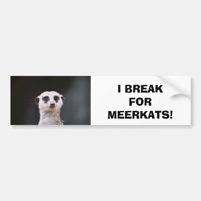 Autocollant De Voiture Je me casse pour Meerkats ! Adhésif pour (Devant)