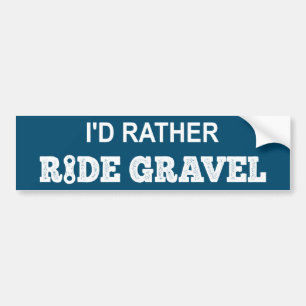 Autocollant De Voiture Je préfère faire du gravier