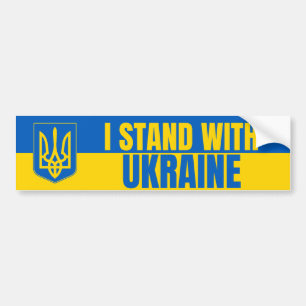 Autocollant De Voiture je suis avec l'ukraine
