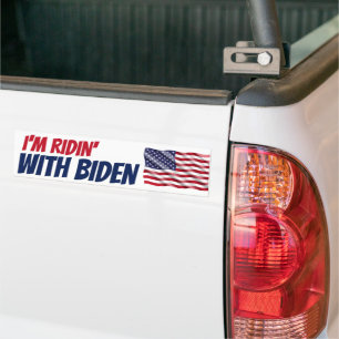 Autocollant De Voiture Je suis Ridin avec Biden Democrats Election 2024