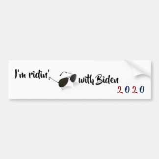 Autocollant De Voiture Je suis Ridin' avec Biden en 2020