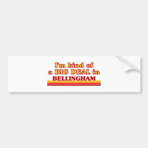 Autocollant De Voiture Je suis une sorte de GROS ACCORD à Bellingham