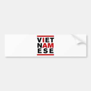 AUTOCOLLANT DE VOITURE JE SUIS VIETNAMAIS