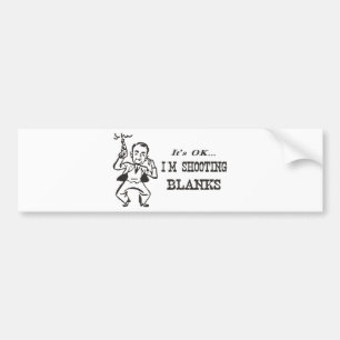 Autocollant De Voiture Je tire des blancs