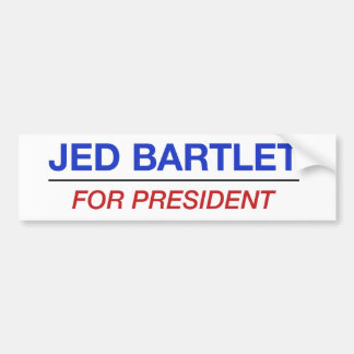 Autocollant De Voiture JED BARTLET pour l'adhésif pour pare-chocs de