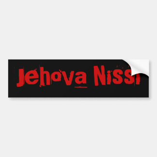 Autocollant De Voiture Jehova Nissi
