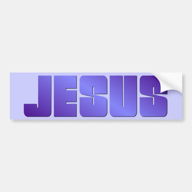 Autocollant De Voiture Jésus (Devant)