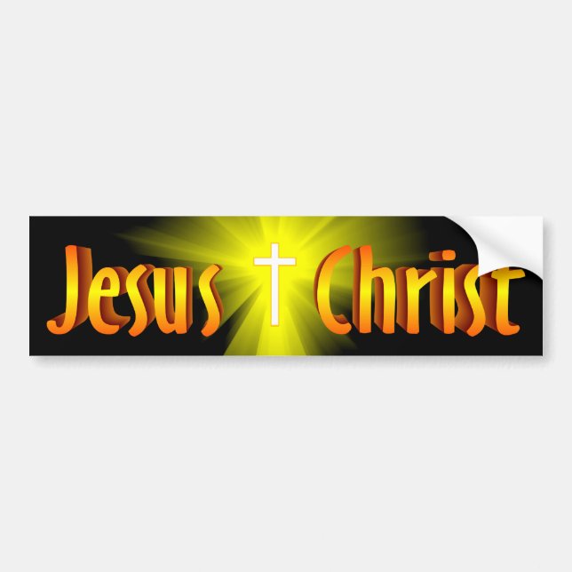 Autocollant De Voiture Jésus-Christ (Devant)