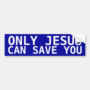 Autocollant De Voiture Jésus économise