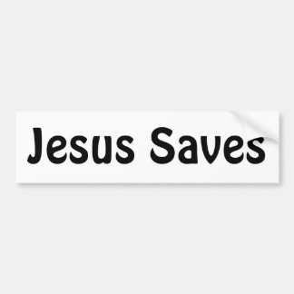 Autocollant De Voiture Jésus économise