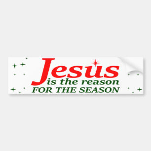 Autocollant De Voiture Jésus est la raison de la saison