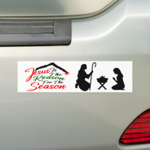 Autocollant De Voiture Jésus est la raison de la saison