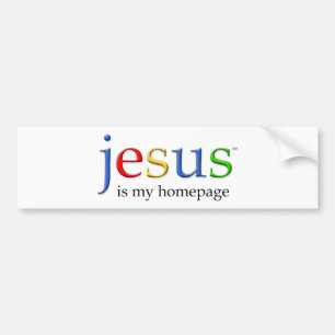 Autocollant De Voiture Jésus est ma page d'accueil