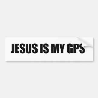 Autocollant De Voiture Jésus est mon adhésif pour pare-chocs de GPS