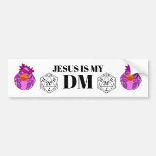 Autocollant De Voiture Jésus est mon DM