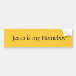 Autocollant De Voiture Jésus est mon Homeboy