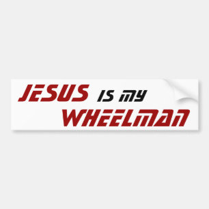 Autocollant De Voiture JÉSUS est mon WHEELMAN