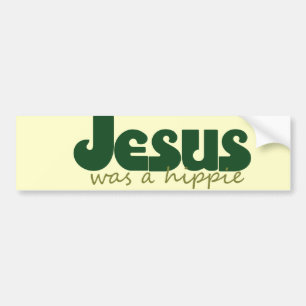 Autocollant De Voiture Jésus était un hippie