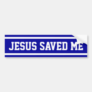 Autocollant De Voiture Jésus m'a sauvé