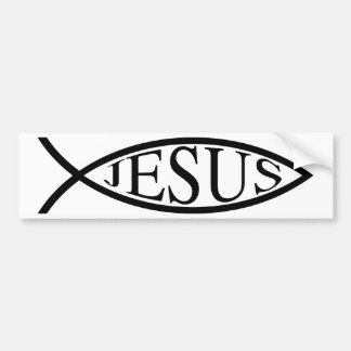 Autocollant De Voiture Jésus Poisson