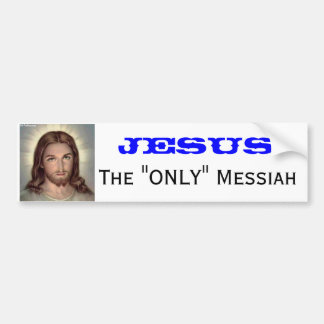 Autocollant De Voiture JÉSUS, "SEULEMENT" le Messiah