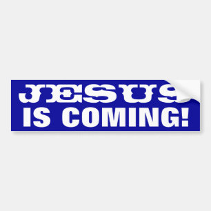 Autocollant De Voiture Jésus vient !