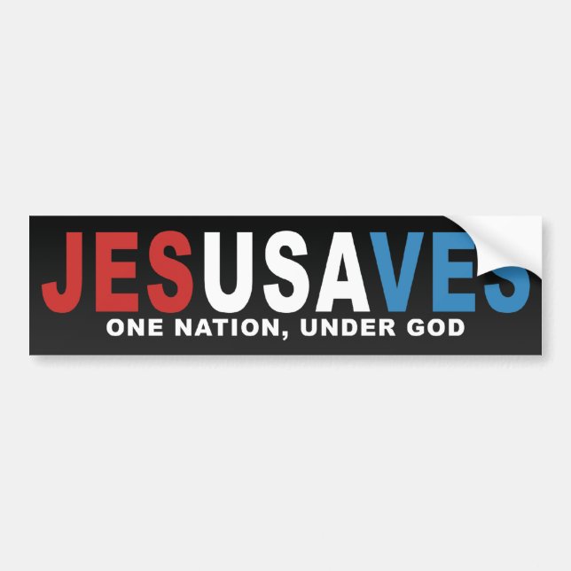 Autocollant De Voiture JesUSAves (Devant)