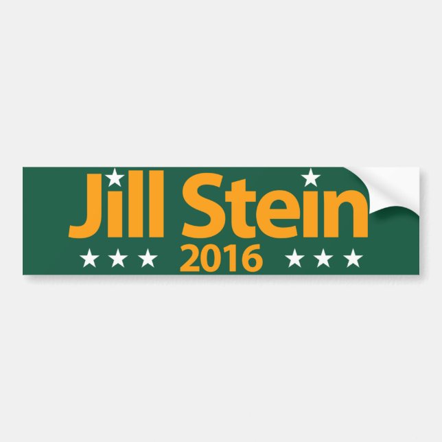 Autocollant De Voiture Jill Stein 2016 (Devant)
