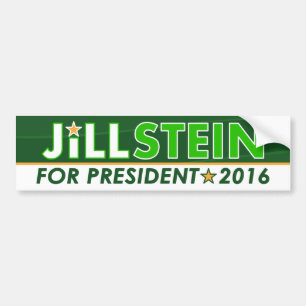 Autocollant De Voiture Jill Stein - adhésif pour pare-chocs politique de
