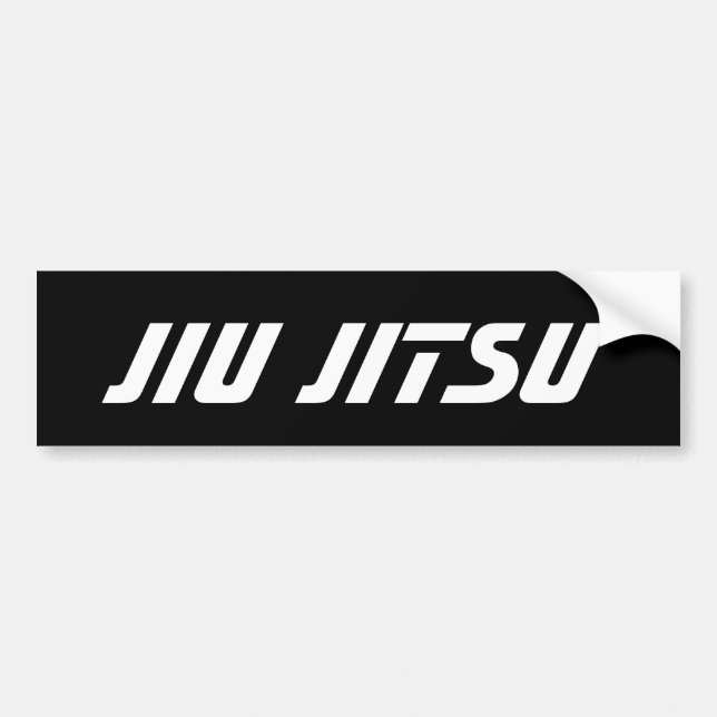 Autocollant De Voiture Jiu Jitsu (Devant)