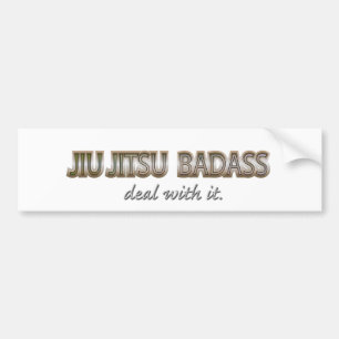 AUTOCOLLANT DE VOITURE JIUJITSU