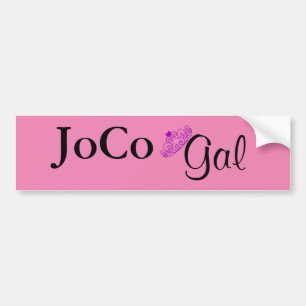 Autocollant De Voiture JoCo Gal en rose
