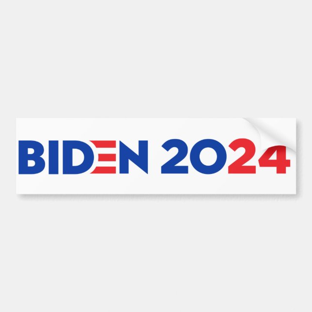 Autocollant De Voiture Joe Biden 2024 (Devant)