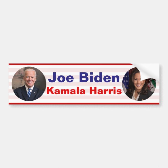 Autocollant De Voiture Joe Biden et Kamala Harris (Devant)