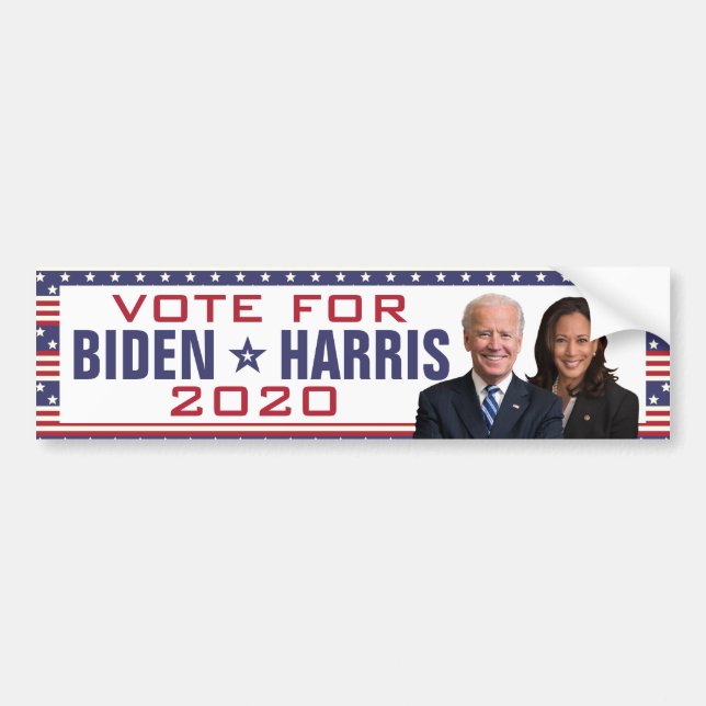 Autocollant De Voiture Joe Biden Kamala Harris 2020 Photos Président Vice (Devant)