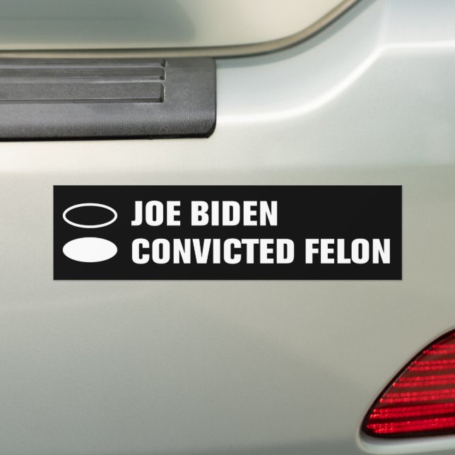 Autocollant De Voiture Joe Biden Vs Condamné Felon Vote (En voiture)