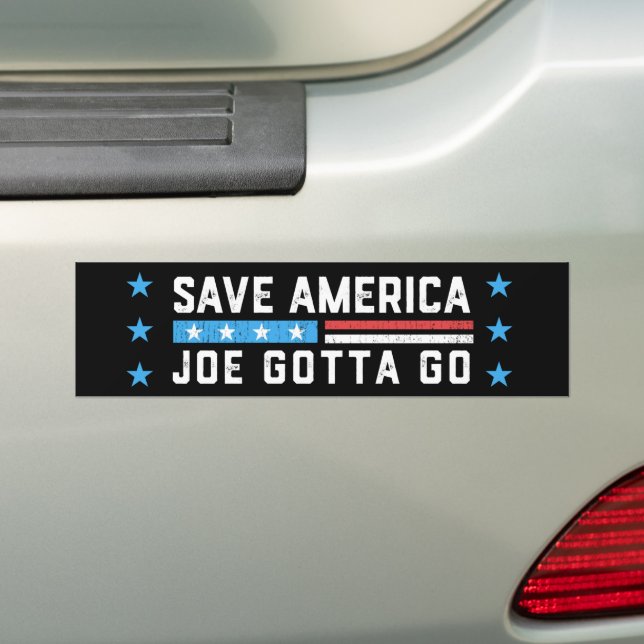 Autocollant De Voiture Joe Gotta Go FJB Save America Anti-Biden (En voiture)
