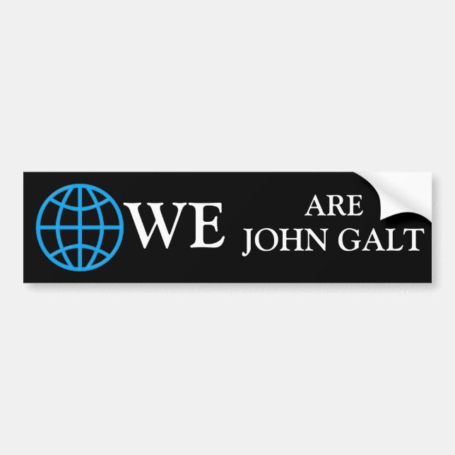 Autocollant De Voiture John Galt (Devant)