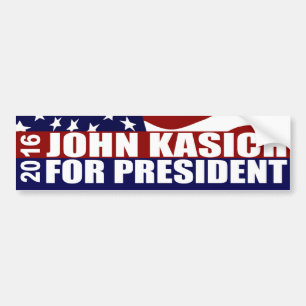 Autocollant De Voiture John Kasich Président 2016